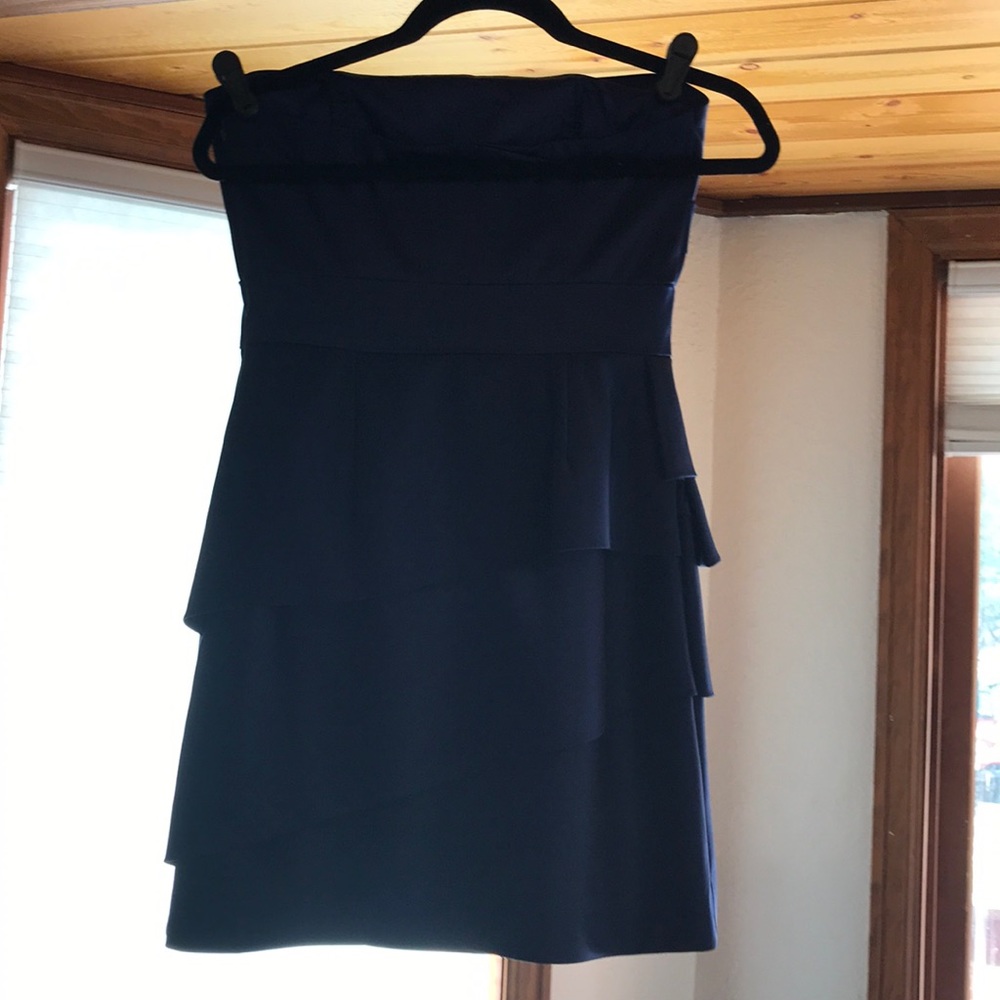 Gorgeous Max & Cleo Royal Blue Strapless Dress Sz4 - Picture 8 of 12
